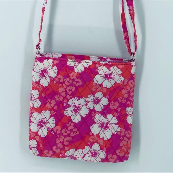Hawaiian crossbody in pink, orange, and white - Picture 2 of 4